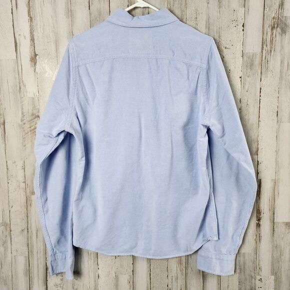 Hollister Button Down Shirt Blue Size Large - Picture 2 of 9